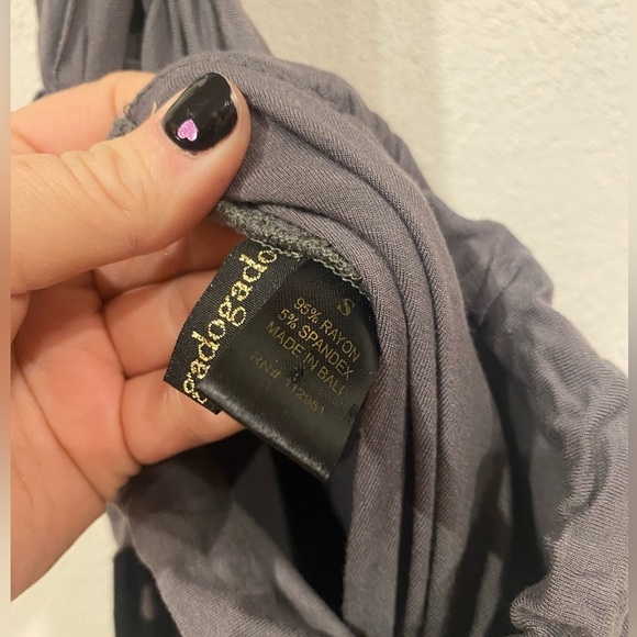 Gado Gado Tree Print One Shoulder Maxi Dress Size Small EUC - Picture 2 of 4